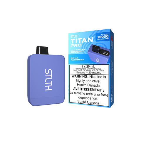 STLTH TITAN PRO DISPOSABLE - BLUE RAZZ (5PCS/CTN) [AB]