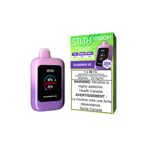 STLTH VISION DISPOSABLE - BLACKBERRY ICE (4PCS/CTN) [ON]