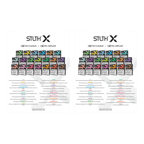 STLTH X FLAVOUR MENU