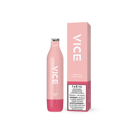 VICE 2500 DISPOSABLE - PEACH ICE (6PC/CTN) [ON]