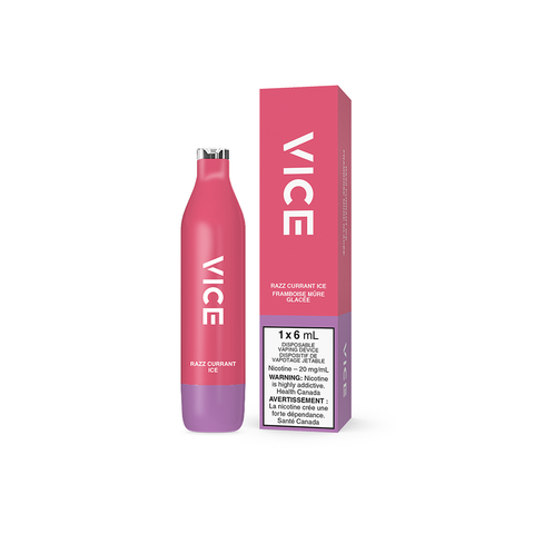 VICE 2500 DISPOSABLE - RAZZ CURRANT ICE (6PC/CTN) [ON]