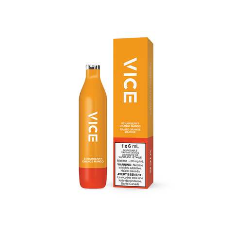 VICE 2500 DISPOSABLE - STRAWBERRY ORANGE MANGO (6PC/CTN) [ON]