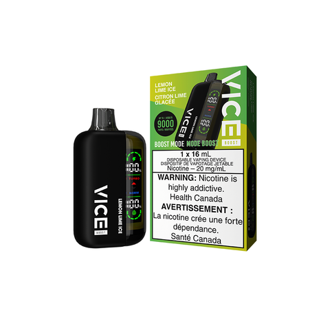 VICE BOOST DISPOSABLE - LEMON LIME ICE (5PC/CTN) [ON]