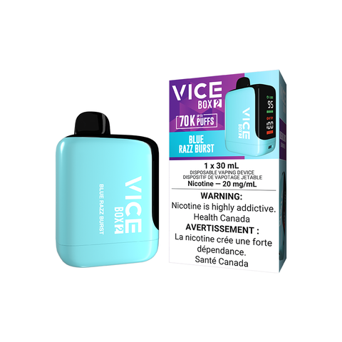 VICE BOX 2 DISPOSABLE - BLUE RAZZ BURST (4PCS/CTN)