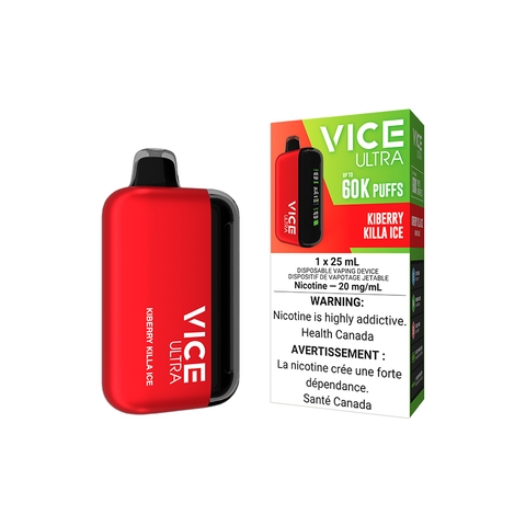 VICE ULTRA DISPOSABLE - KIBERRY KILLA ICE (4PCS/CTN) [MB]