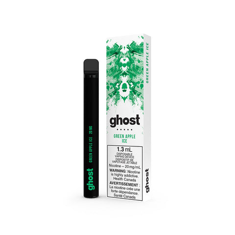 GHOST DISPOSABLE - GREEN APPLE ICE (5PC/CTN)