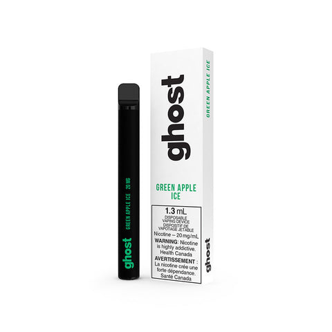 GHOST DISPOSABLE - GREEN APPLE ICE (5PC/CTN) [BC]